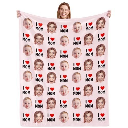Custom Family Blanket for Kids - Personalized Photo Gift