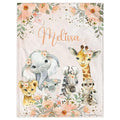 Personalized Travel Keepsake Throw - Custom Picture Gift