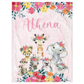 Custom Memory Story Blanket - Personalized Fleece Throw Gift