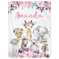 Personalized Memory Tribute Throw - Custom Pictures and Stories
