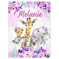 Custom Adventure Keepsake Blanket - Personalized Family Travel Memories
