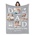 Custom Picture Comfort Blanket - Personalized Family Gift for Everyday Use