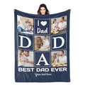 Personalized Photo Keepsake Blanket - Custom Gift for Couples and Partners