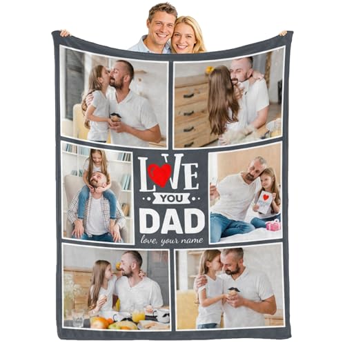 Custom Blanket for Mom - Personalized Photo Throw Gift
