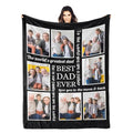 Personalized Relationship Blanket - Custom Photo Throw for Shared Memories