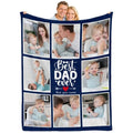 Personalized Friendship Blanket - Custom Photo Throw Gift for Friends