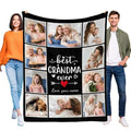 Personalized Picture Blanket - Soft Flannel Throw Featuring Your Favorite Memories