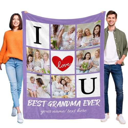 Personalized Custom Blanket - Photo Throw for Family and Friends