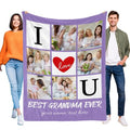 Personalized Custom Blanket - Photo Throw for Family and Friends