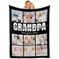 Personalized Flannel Throw - Create a Cozy Blanket with Photos and Custom Text