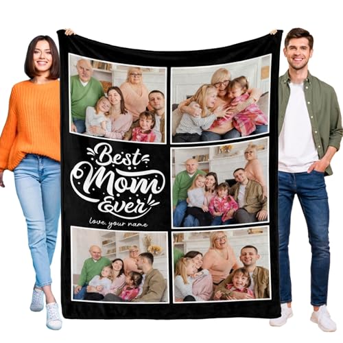 Personalized Blanket with Picture and Text - Cozy Throw for Cherished Memories