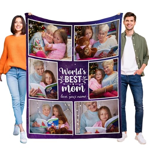 Personalized Photo Blanket - Flannel Throw Designed Around Your Special Moments