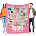 Custom Flannel Photo Blanket - Personalized Gift for Couples and Families