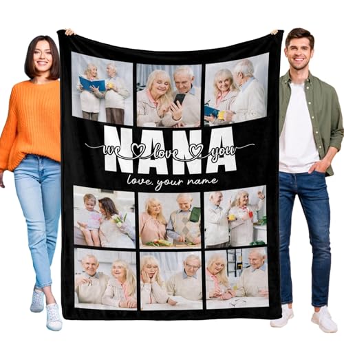 Personalized Photo Keepsake Blanket - Warm Flannel Comfort with Custom Memories