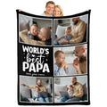 Personalized Flannel Photo Throw - Thoughtful Gift Featuring Family Memories