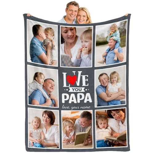 Personalized Photo Keepsake Blanket - Soft Flannel Gift for Special Occasions