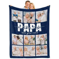 Custom Memory Blanket - Personalized Photo Throw for Family Celebrations and Keepsakes