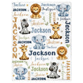 Custom Family Heritage Throw - Personalized Legacy Photo Blanket