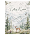 Personalized Story Memory Blanket - Custom Family Comfort Gift