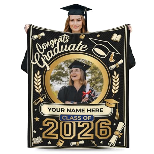 Custom Cozy Memory Throw - Personalized Pictures for Loved Ones