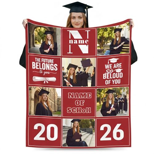 Personalized Family Keepsake Comfort Blanket - Custom Photos