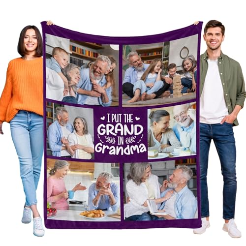 Custom Blanket with Picture - Personalized Fleece Gift for Couples
