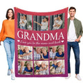 Custom Fleece Photo Blanket - Personalized Couple Gift for Special Occasions