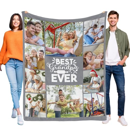 Personalized Shared Memory Blanket - Custom Pictures for Romantic Gifts