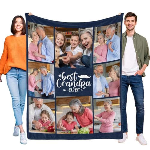 Personalized Picture Throw - Custom Romantic Blanket for Boyfriend and Girlfriend