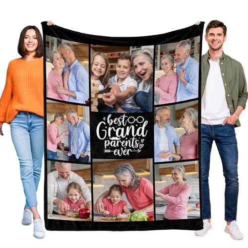 Custom Couple Memory Blanket - Personalized Fleece Throw for Cozy Nights