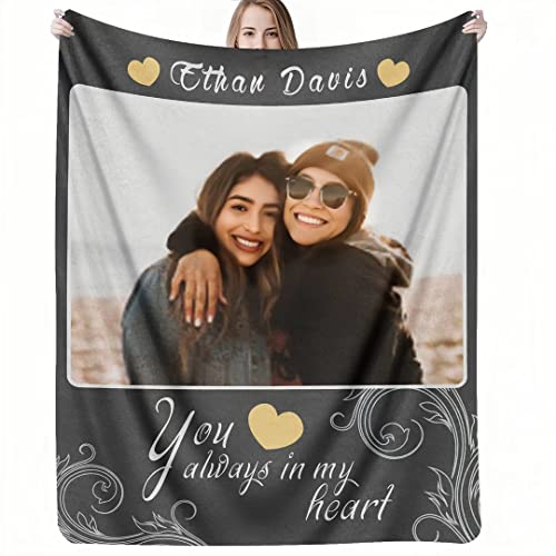 Custom Retirement Blanket - Personalized Photo Throw for Retirement Gifts