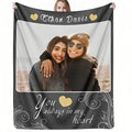 Custom Retirement Blanket - Personalized Photo Throw for Retirement Gifts