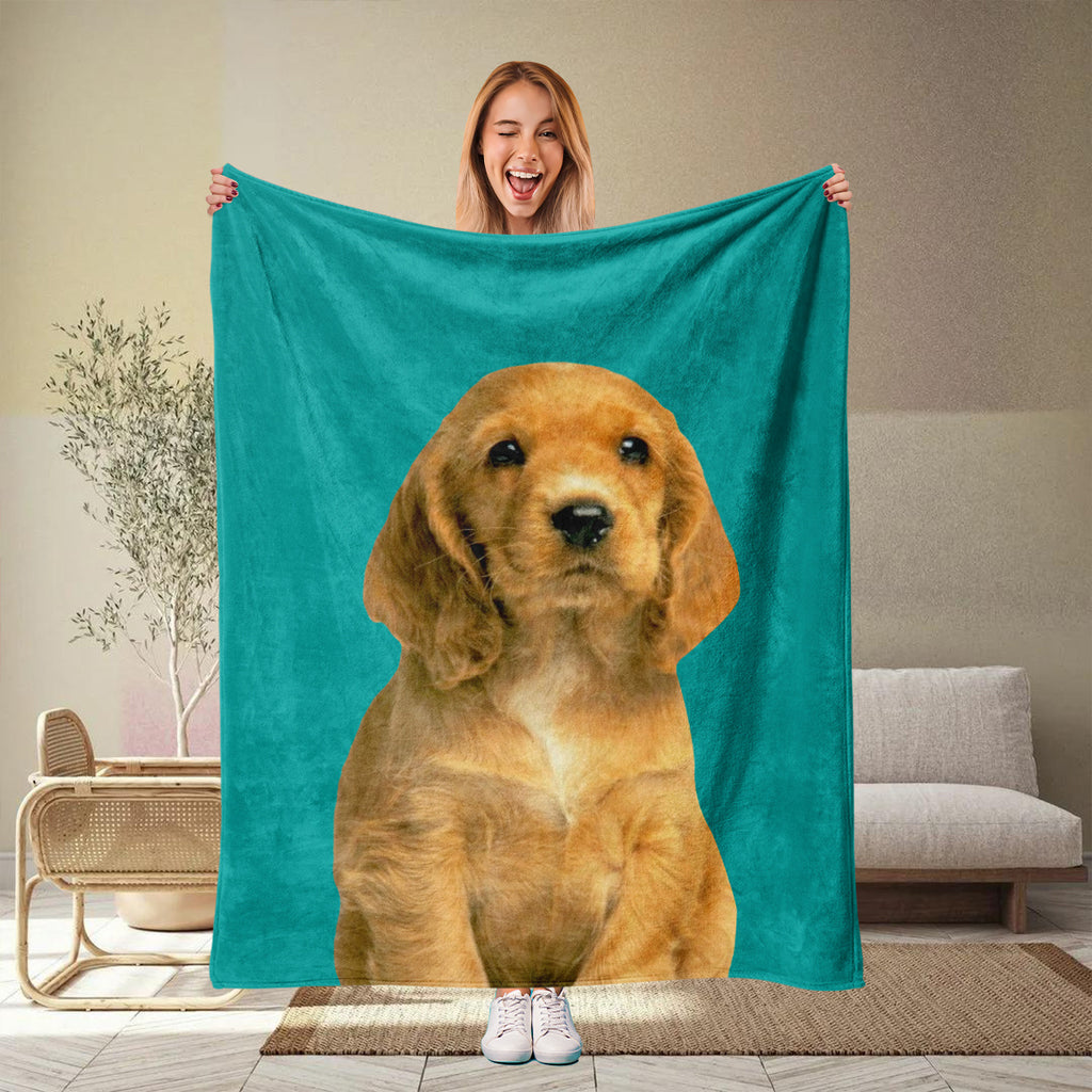 Custom Blanket with Family Photos - Personalized Decor