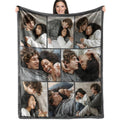 Custom Couple Gift Throw - Personalized Fleece Blanket for Everyday Comfort