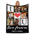 Custom Dog Picture Blanket - Personalized Cozy Pet Gift