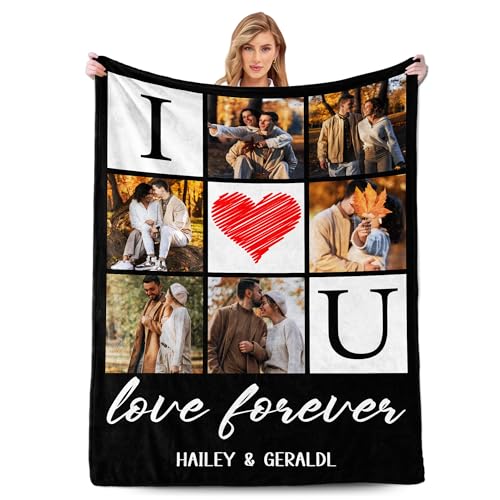 Custom Dog Picture Blanket - Personalized Cozy Pet Gift