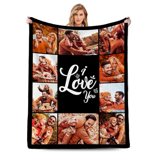 Personalized Cat Lover Blanket - Custom Photo Throw for Home