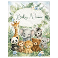 Custom Family Connection Blanket - Personalized Photo Throw