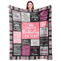 Personalized Memory Collection Blanket - Custom Pictures and Messages for Loved Ones
