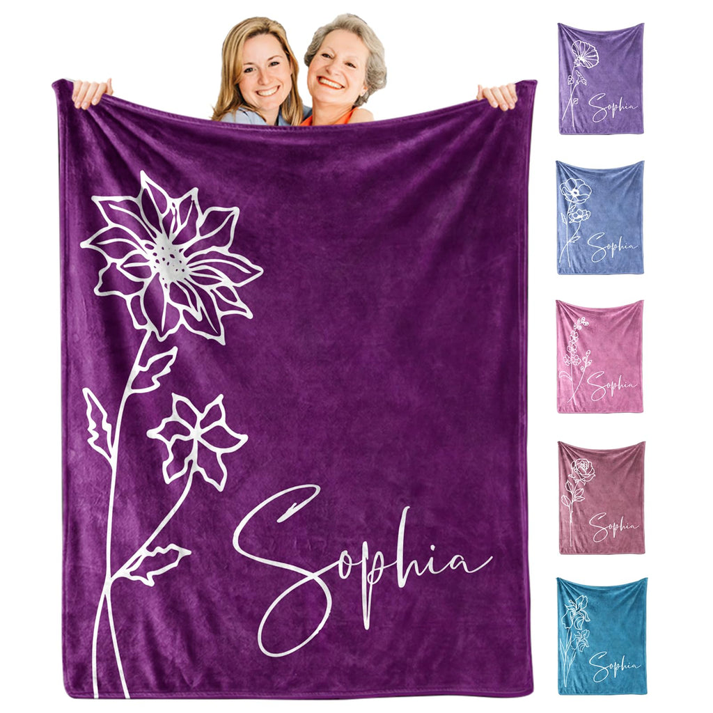 Custom Romantic Comfort Blanket - Personalized Photos for Cozy Evenings