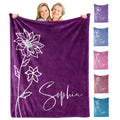 Custom Romantic Comfort Blanket - Personalized Photos for Cozy Evenings