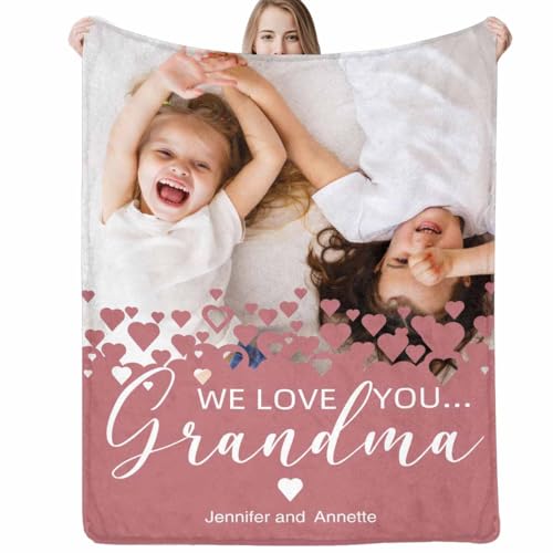 Personalized Anniversary Gift Blanket - Custom Fleece Throw for Couples