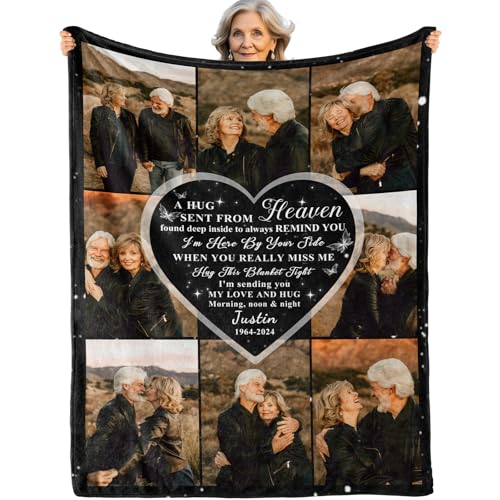 Personalized Custom Blanket - Couple Photo Throw for Home Comfort