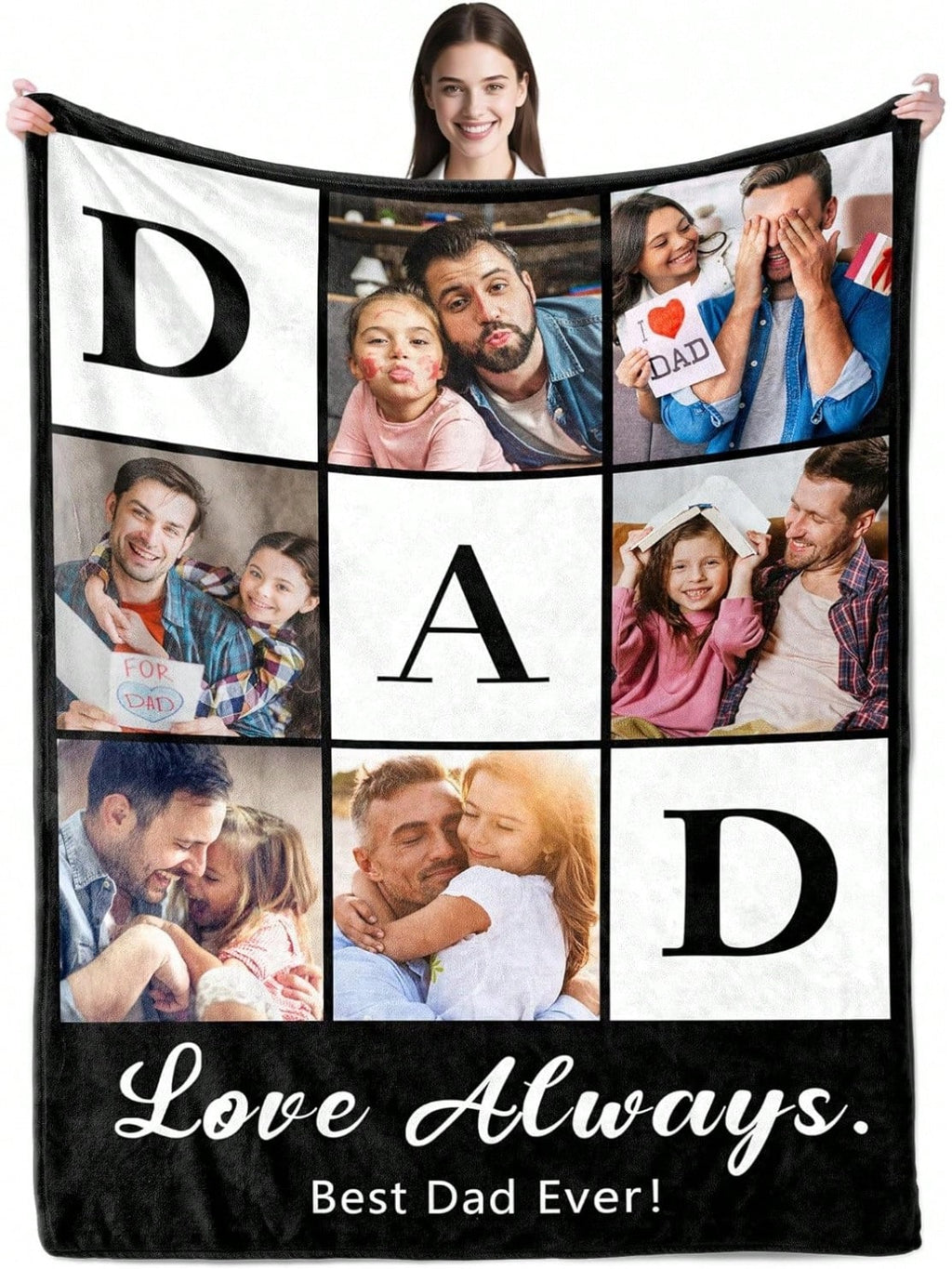 Custom Photo Flannel Blanket - Personalized Home Comfort Gift