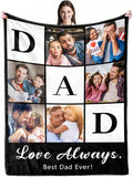 Custom Photo Flannel Blanket - Personalized Home Comfort Gift