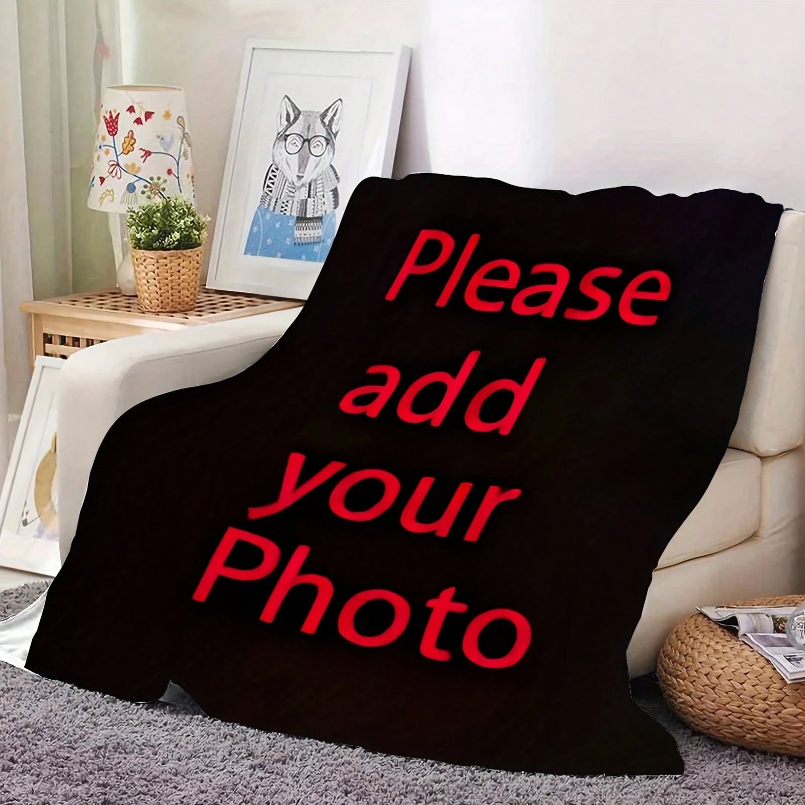 Personalized Couple Keepsake Throw - Soft and Memorable