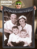 Personalized Picture Throw Blanket - Soft and Comfortable Design