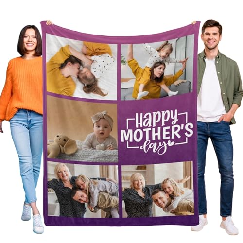 Custom Couples Throw Blanket - Personalized Fleece Comfort with Memories