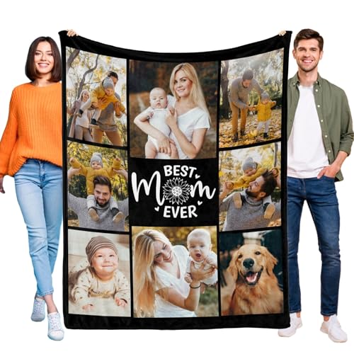 Custom Boyfriend Photo Blanket - Personalized Fleece Gift for Him