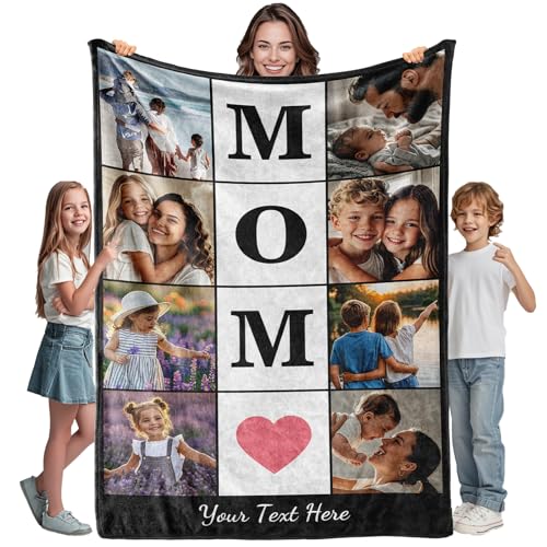 Custom Date Night Blanket - Personalized Photo Throw for Couples